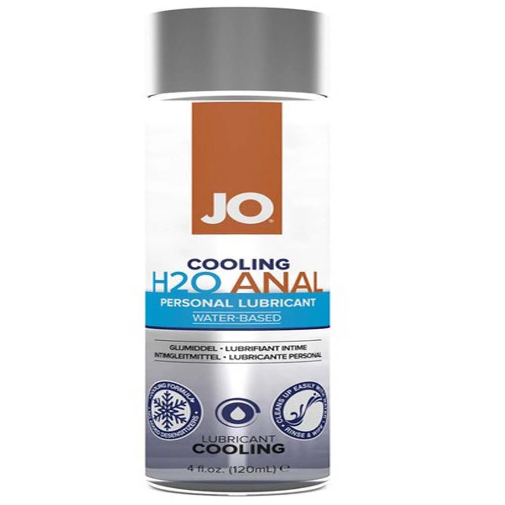 System Jo Jo H2O Cool Smooth Long Lasting Anal Lubricant with Cooling - 120ml - Water Based Lubes