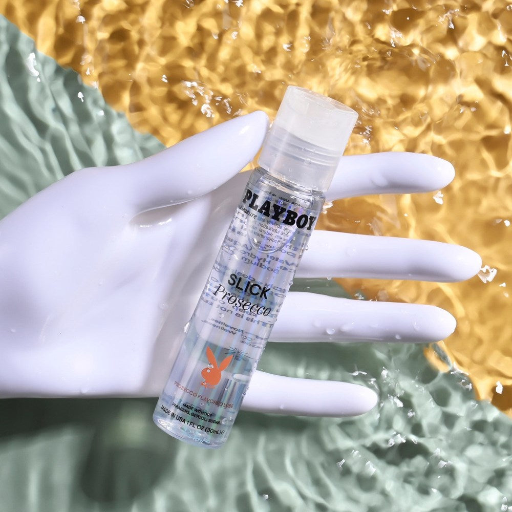 Evolved Playboy Pleasure SLICK PROSECCO Water Based Lubricant Premium Formula - 30Ml - Water Based Lubes
