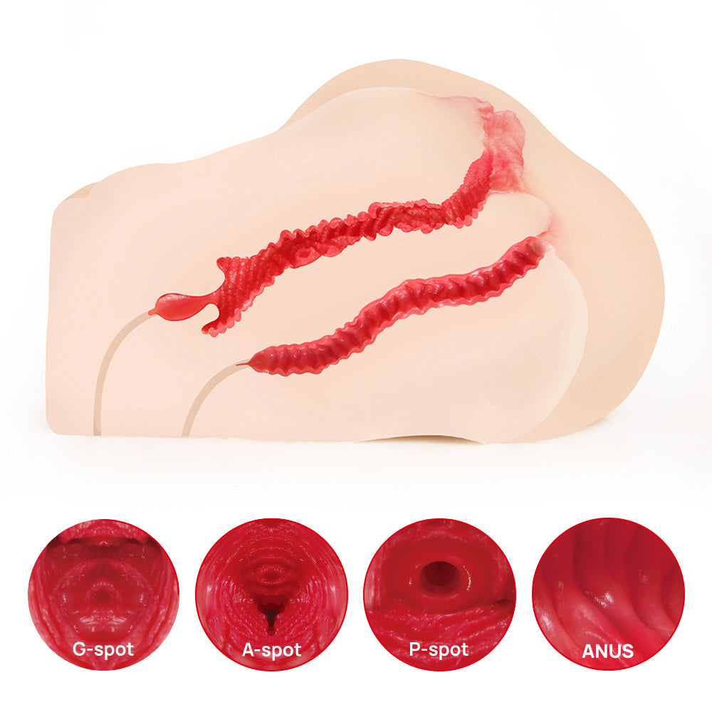 Kokos Big Hip Jenny 005 Missionary Style Mens Masturbator - Flesh - Masturbators and Strokers