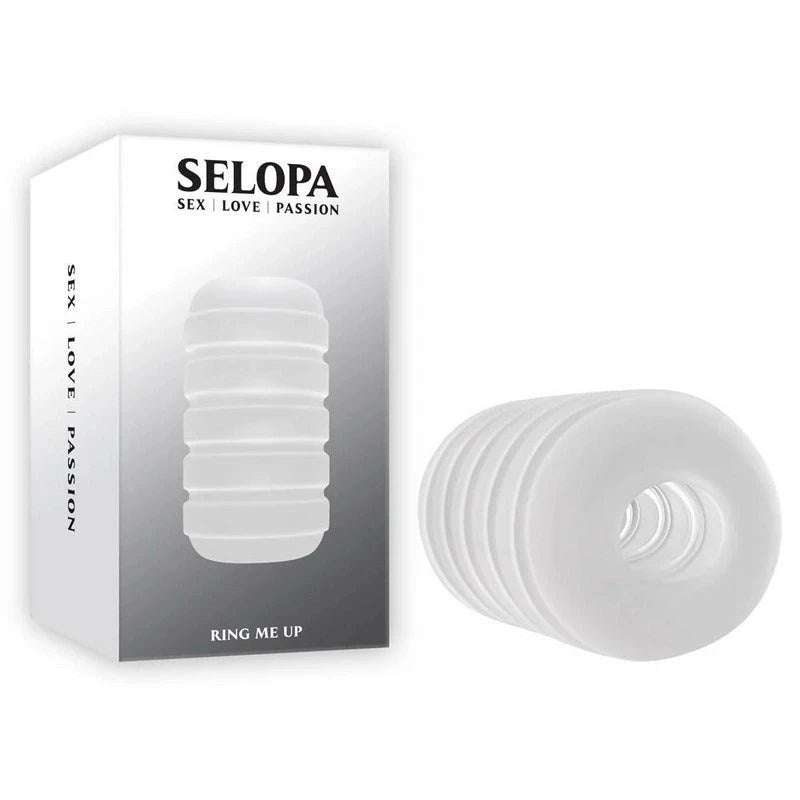 Evolved Selopa RING ME UP Dual Entry Mens Masturbator for Customizable Pleasure - - Masturbators and Strokers