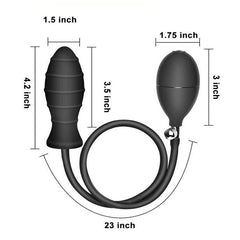 BDStyle Inflatable Intermediate Butt Plug - - Butt Plugs