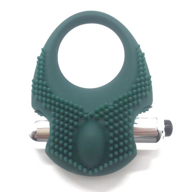 Silicone Stimulation Cock Ring - Green - Ball and Cock Toys
