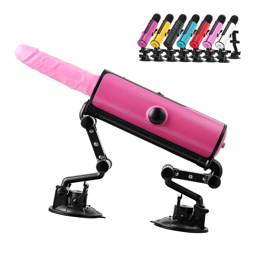 BDStyle Dual Suction Pleasure Automaton Wireless Thrusting Sex Machine - - Sex Machines