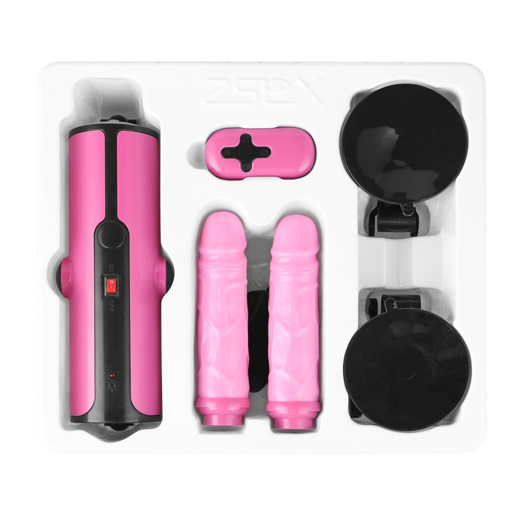 BDStyle Dual Suction Pleasure Automaton Wireless Thrusting Sex Machine - - Sex Machines