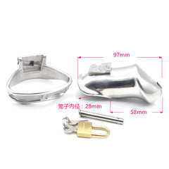 Bullfrog Chastity Cock Cage Short - - Male Chastity