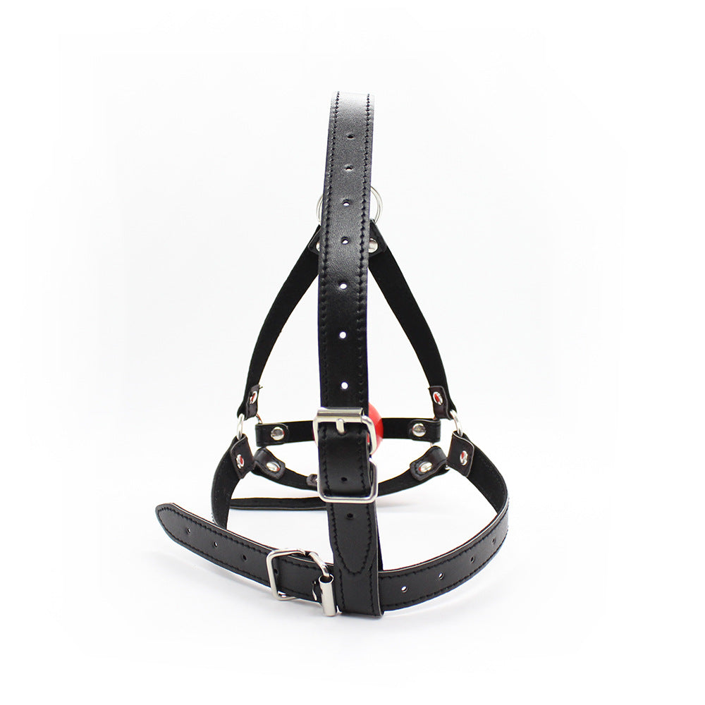 BDStyle Bondage Ball Gag Head Harness - Bondage Gags and Bits