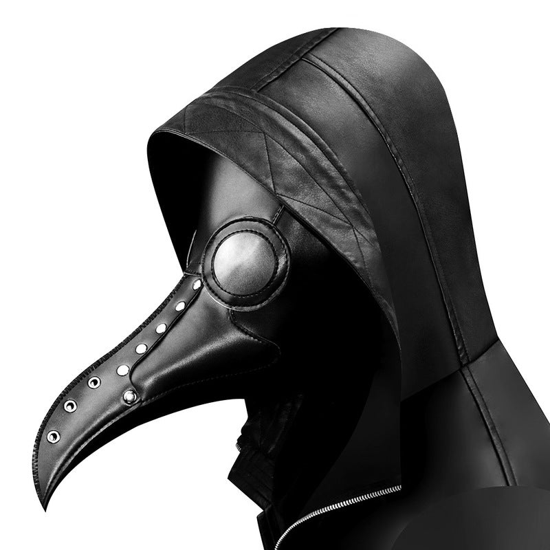 BDStyle Black Steampunk Long Nose Bird Beak Mask - Masks And Blindfolds