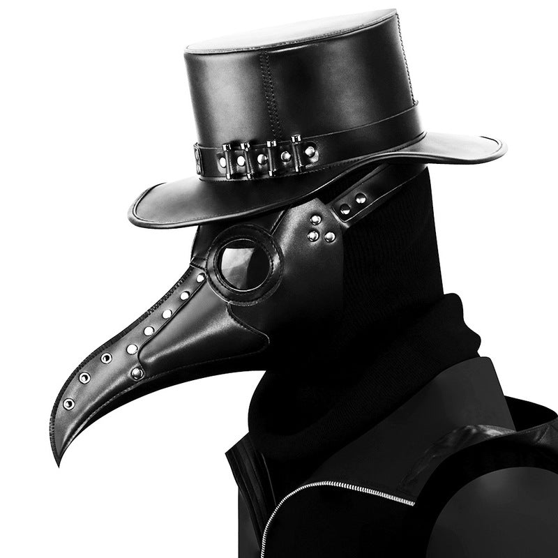 BDStyle Black Steampunk Long Nose Bird Beak Mask - Masks And Blindfolds