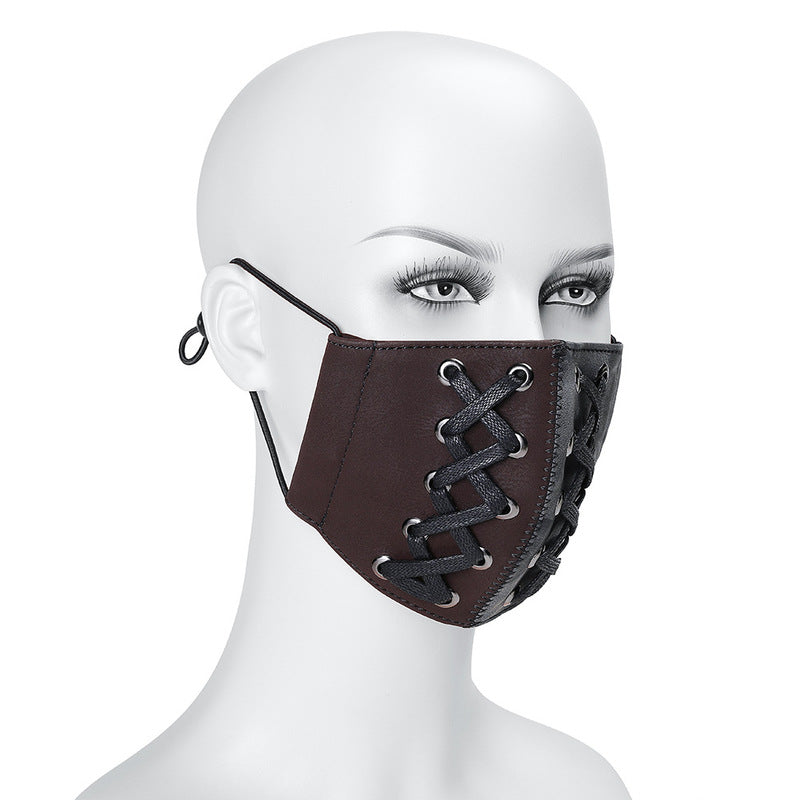 BDStyle Steampunk Strappy Replaceable Filter Mask - Masks And Blindfolds