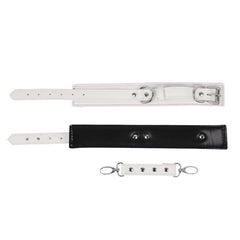 Pin Lock Heavy Cuffs - Wrist Or Ankle Restraints - White Wrist - Cuffs and Restraints