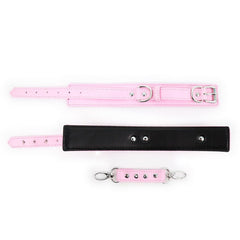 Pin Lock Heavy Cuffs - Wrist Or Ankle Restraints - Pink Wrist - Cuffs and Restraints