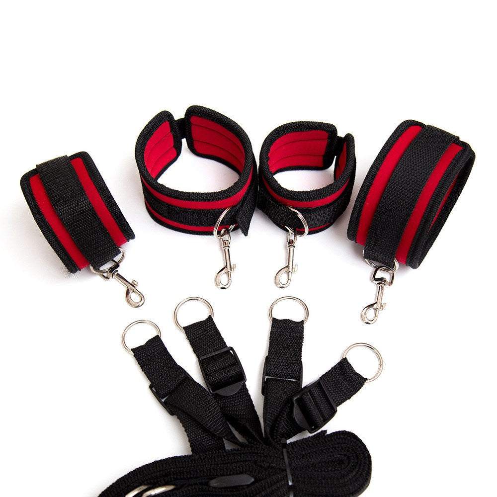 Under the Bed Restraint Kit Quick Ship Cock Ring - Red - Cuffs And Restraints