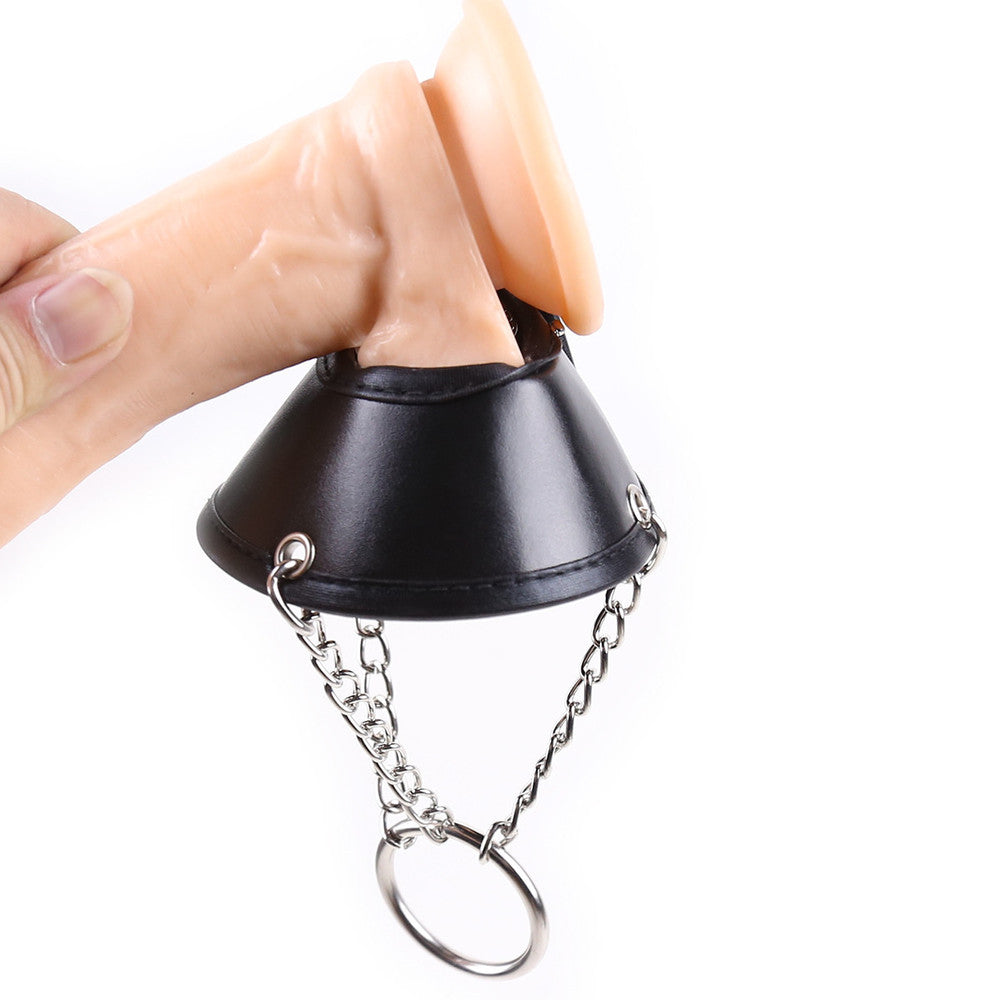 Temptations Direct Leather Parachute Ball Stretcher - - Ball And Cock Toys