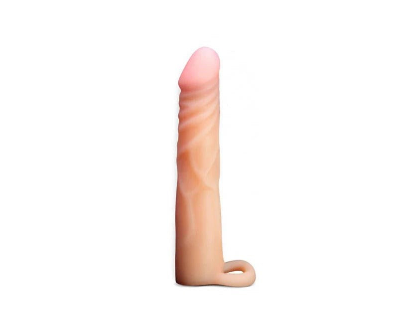 Blush Novelties Performance Mens Cock Xtender Beige Dual Density Penis - Beige - Penis Sleeves and Extenders