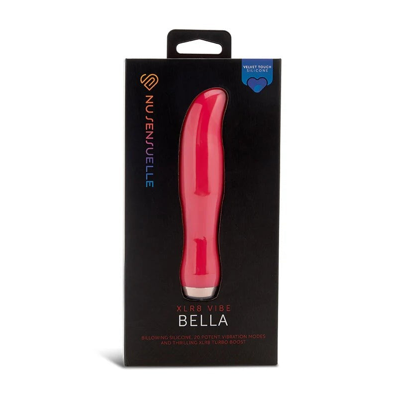 Nu Sensuelle Bella Velvet Touch G Spot Vibrator With Turbo Boost Technology - - G-Spot Vibrators