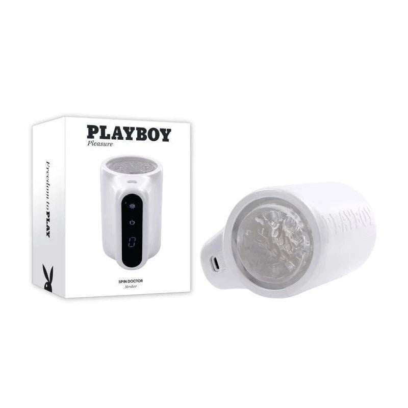 Evolved Playboy Pleasure Spin Doctor Vibrating Mens Masturbator Dual Action - - Masturbators and Strokers