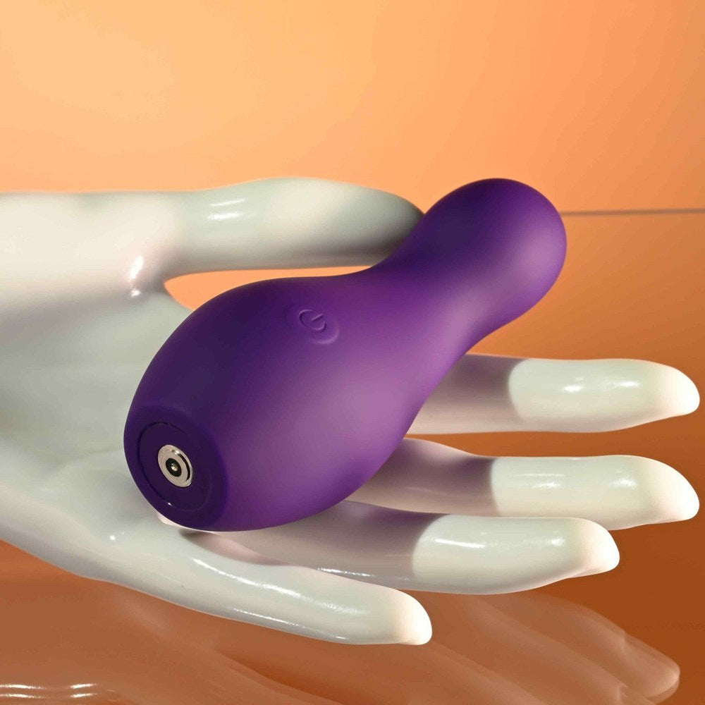 Evolved Playboy Pleasure The Jet Set Silicone Vibrator with Charging Case - - Clit Ticklers and Pulsators