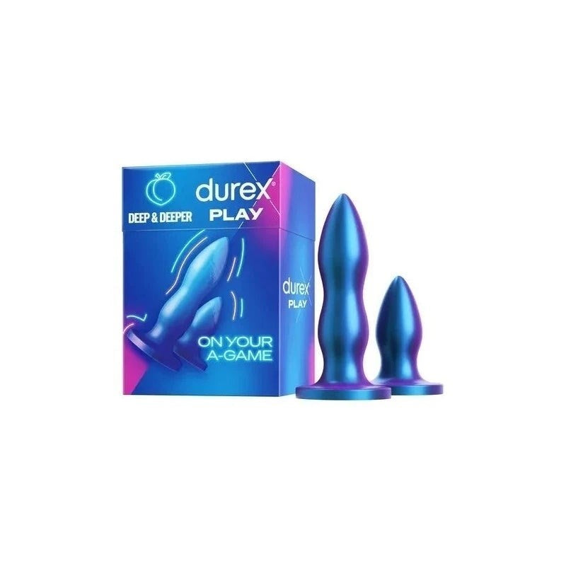 Durex Play Deep & Deeper Silicone Anal Plug Set Premium Silicone - Default Title - Butt Plugs