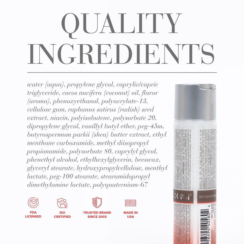 System Jo Silicone Free Hybrid Warming Lubricant With Coconut 30ml Tropical - - Massage Oils and Lubricants