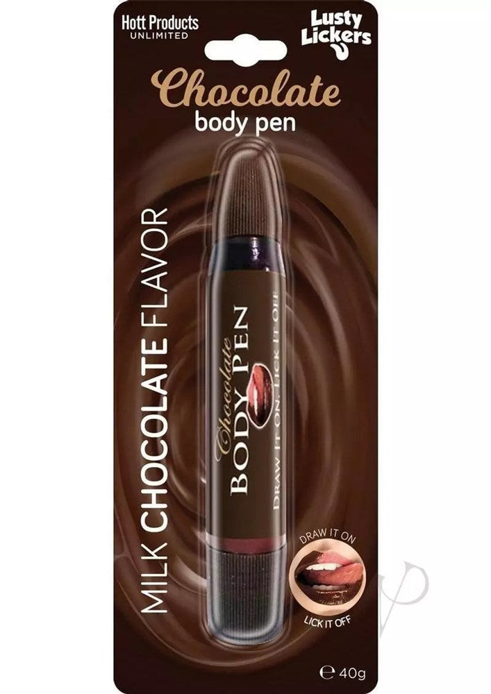 Hott Products Chocolate Flavour Edible Body Pen Chocolate Edible Body Ink - Default Title - Party Gifts and Novelties