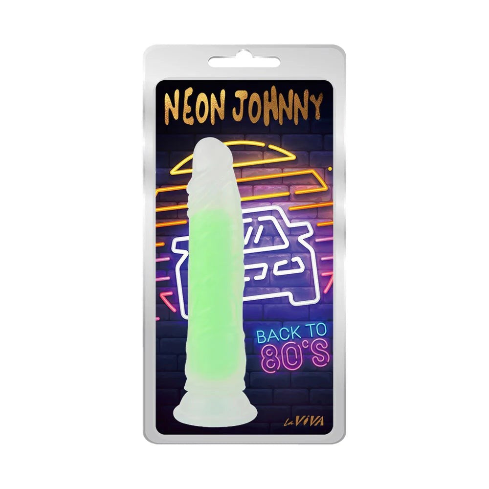 Pipedream Products Neon Johnny 8.4 Inches Realistic Silicone Dong - - Realistic Dildos