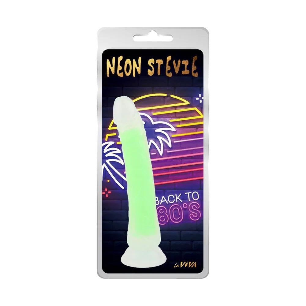 Pipedream Products Neon Stevie 8.4 Inches Suction Realistic Silicone Dildo - - Realistic Dildos