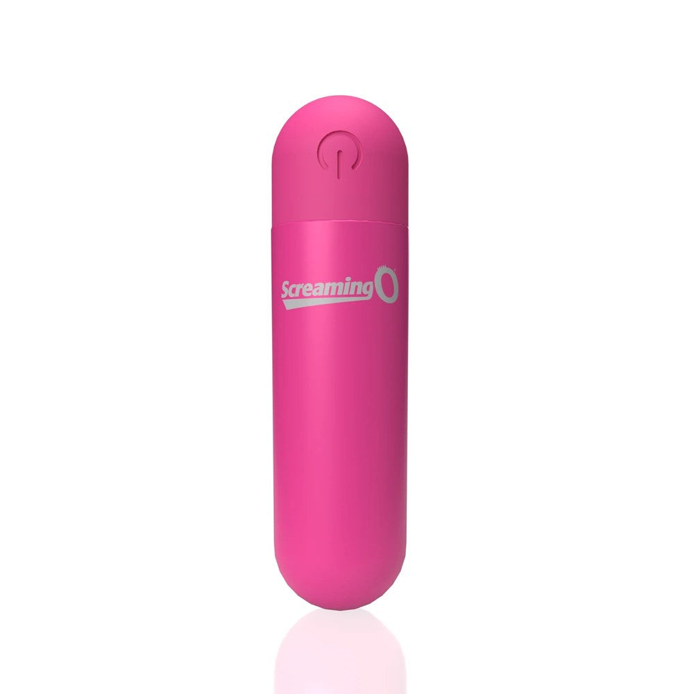 Screaming O Rechargeable Soft Touch Bullet Vibrator - Pink - Bullet Vibrators