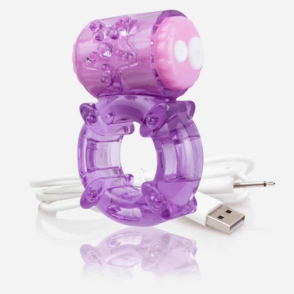 Screaming O Charged Big O Rechargeable Vibrating Cock Ring 4 Speeds - - Vibrating Cock Rings