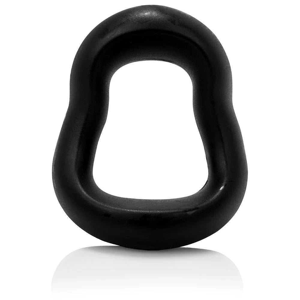 Screaming O SwingO Curve Silicone Stretchy Penis Ring Black Anatomical Design - Default Title - Stretchy Cock Rings