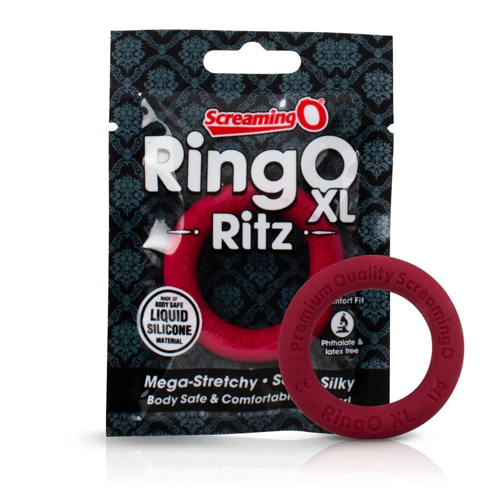 Screaming O RingO Ritz XL Stretchy Male Cock Ring with Premium Silicone - - Stretchy Cock Rings