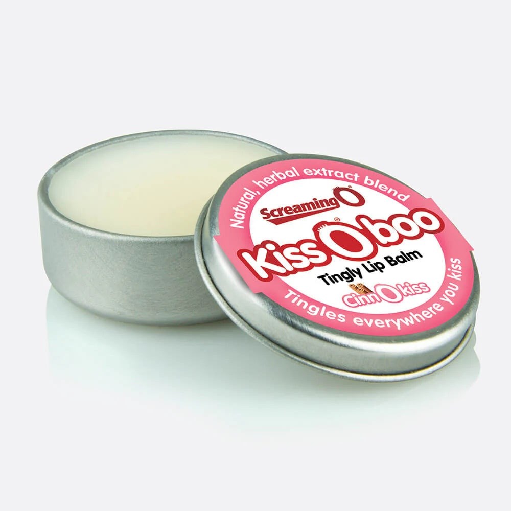 Screaming O KissOBoo Tingly Adult Lip Balm Creates Tingling Oral Sensations - - Bath and Intimate Fragrances