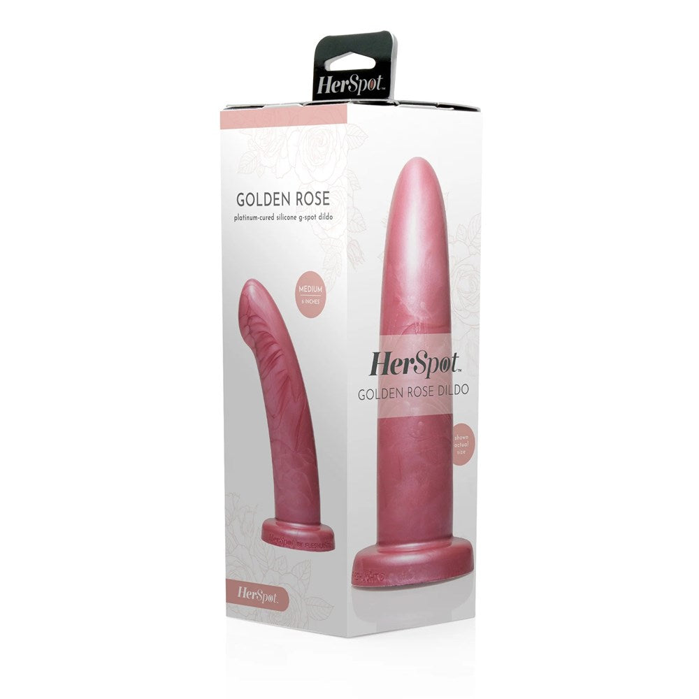 Fleshlight Golden Rose Vaginal and Anal Pleasure Dildo Dual Stimulation - - Realistic Dildos
