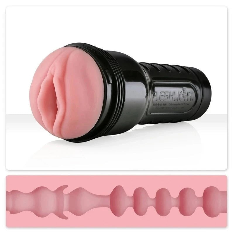 Fleshlight Pink Lady Mini Lotus Realistic Male Masturbator with SuperSkin - Default Title - Fleshlight Male Masturbators
