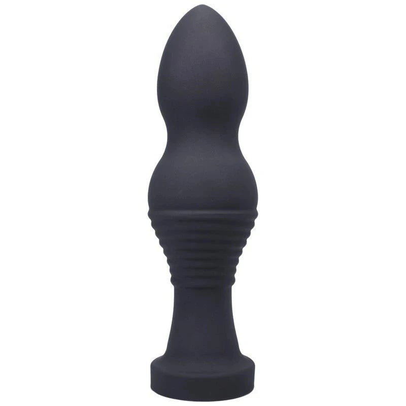 Tantus Piggy Anal Plug Black Premium Silicone with Curly Tail Design - Default Title - Butt Plugs