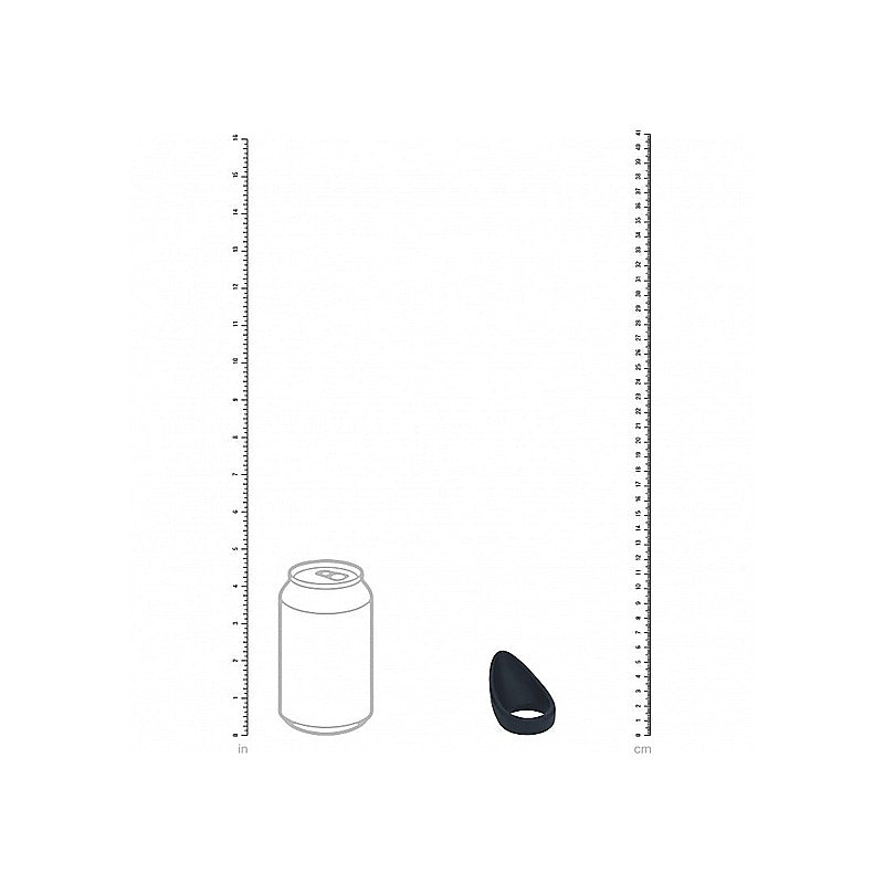 LEVELZ Teardrop Silicone Cock Ring Cock Ring by Shots Toys - Stretchy Cock Rings