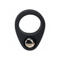 LEVELZ Single Weighted Ball Cock Ring Weighted Cock Ring - Stretchy Cock Rings
