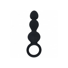 LEVELZ Beaded Silicone Anal Probe with Loop by Shots Toys - Anal Beads and Balls