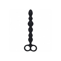 LEVELZ Beaded Silicone Anal Probe with Double Loop - Anal Beads and Balls