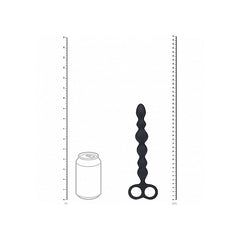 LEVELZ Beaded Silicone Anal Probe with Double Loop - Anal Beads and Balls
