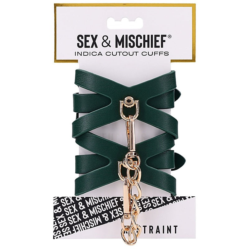 Indica Cutout Cuffs by Sportsheets - Cuffs And Restraints