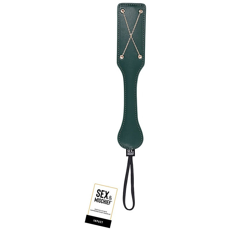 Indica Chain Impressions BDSM Paddle by Sportsheets - Paddles And Slappers