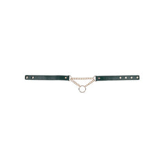 Indica Day Faux Leather Bondage Collar by Sportsheets - Collars and Leads