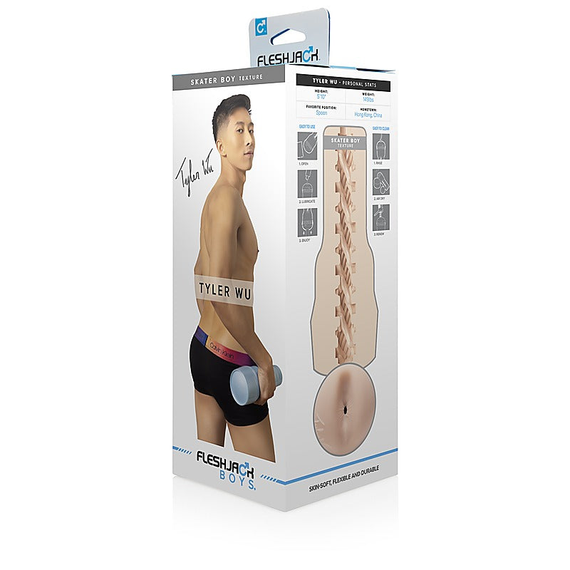 Boys Tyler Wu Skater Boy Realistic Dildo by Fleshjack - Realistic Dildos