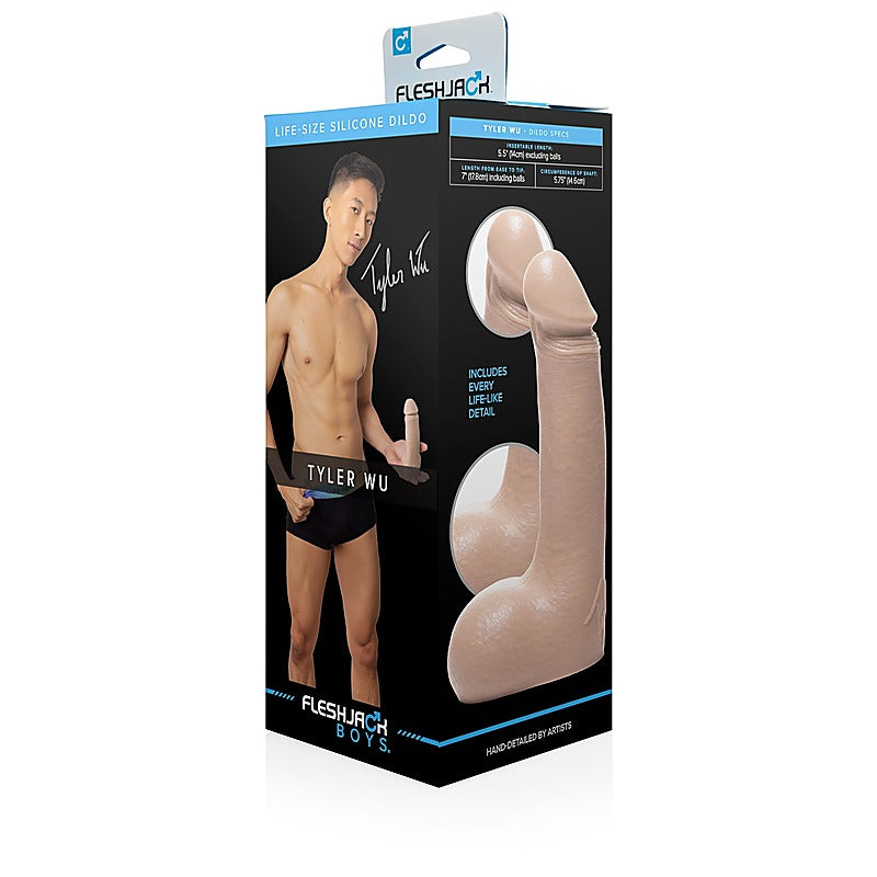 Tyler Wu Realistic Silicone Dildo by Fleshjack - Masturbators and Strokers