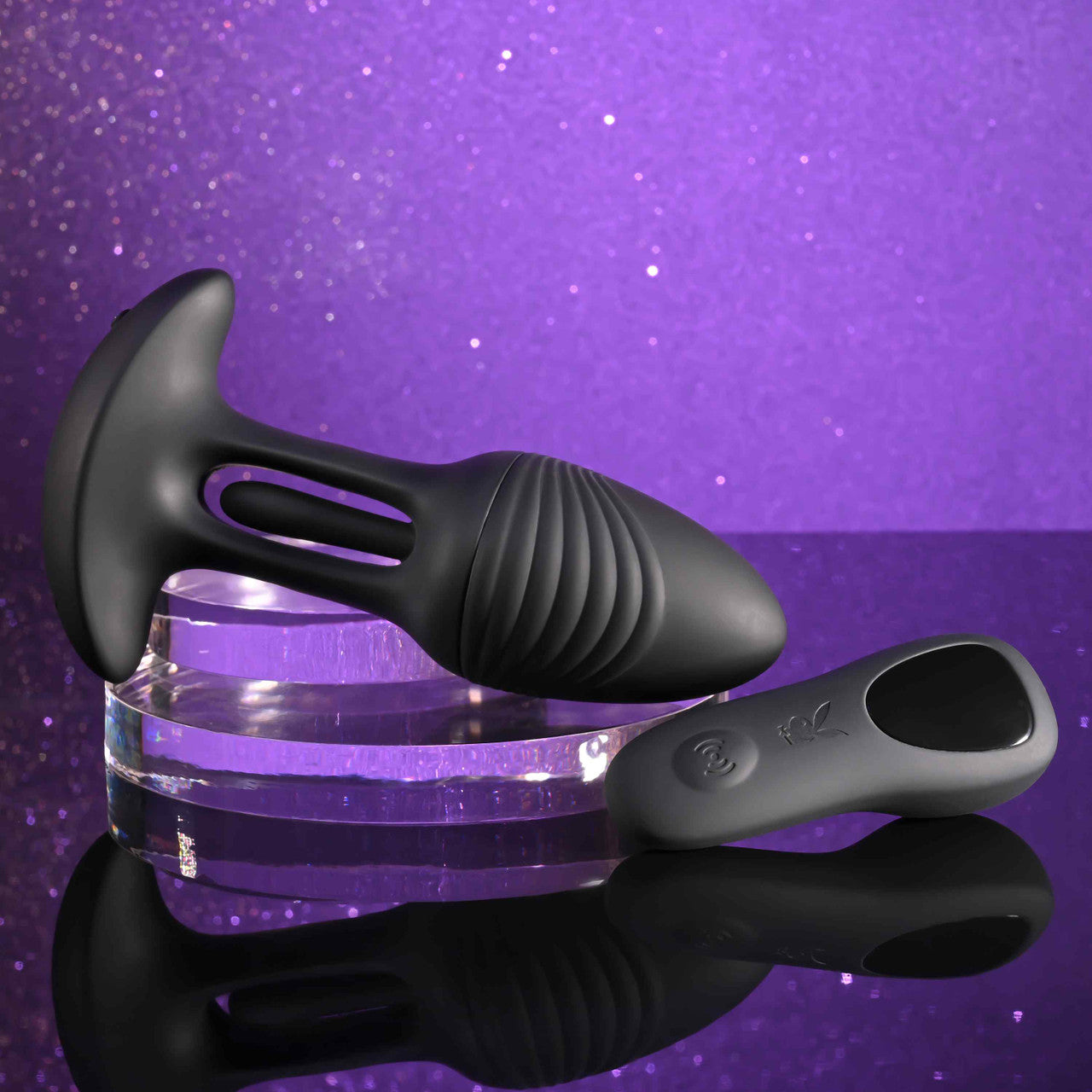 Playboy Pleasure RIM SHOT Rechargeable Vibrating Butt Plug - Butt Plugs