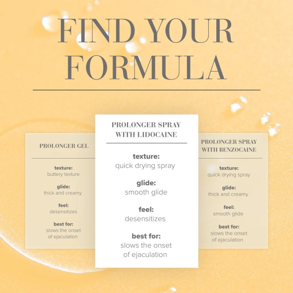 System Jo JO Enhancement Intimacy Prolonger Extend Your Intimate Moments with Lidocaine - - Delay and Excite Sprays