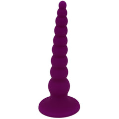 Bed Candy Medical Grade Silicone Anal Bead 20cm - Purple - Anal Beads and Balls
