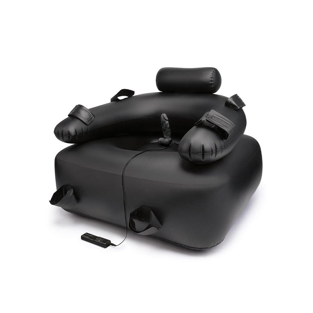 Xgen Whipsmart Inflatable Vibrating Bondage Chair with Attachment - - Sex Furniture