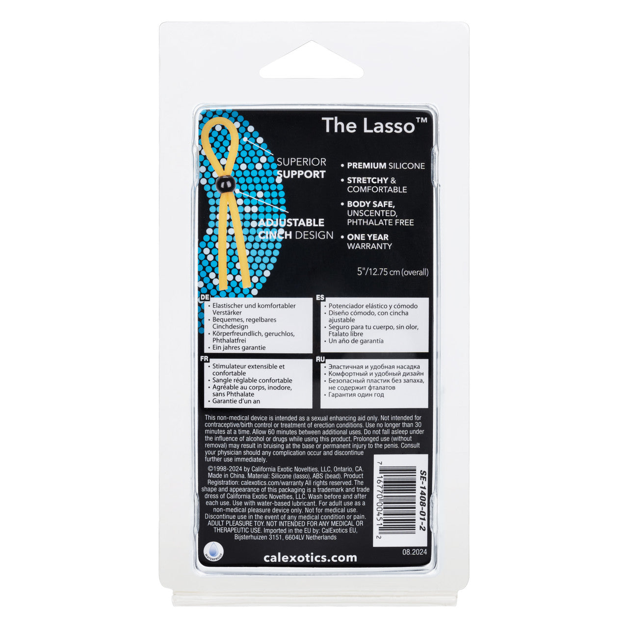 California Exotics The Lasso Adjustable Cock Ring - - Stretchy Cock Rings