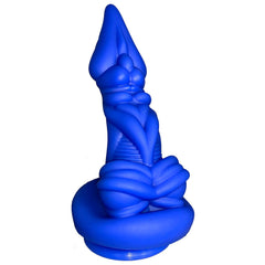 Bed Candy 7.5 Inch Fantasy Serpent Dildo - Blue - Realistic Dildos
